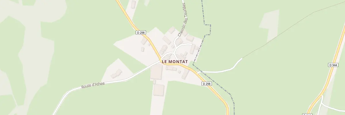 Plan du 1 Che des Teurlées à Saint-André-en-Morvan