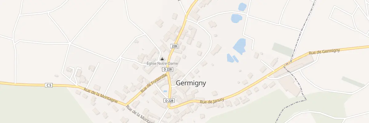 Plan du 2 Rue Jules Brisac à Germigny