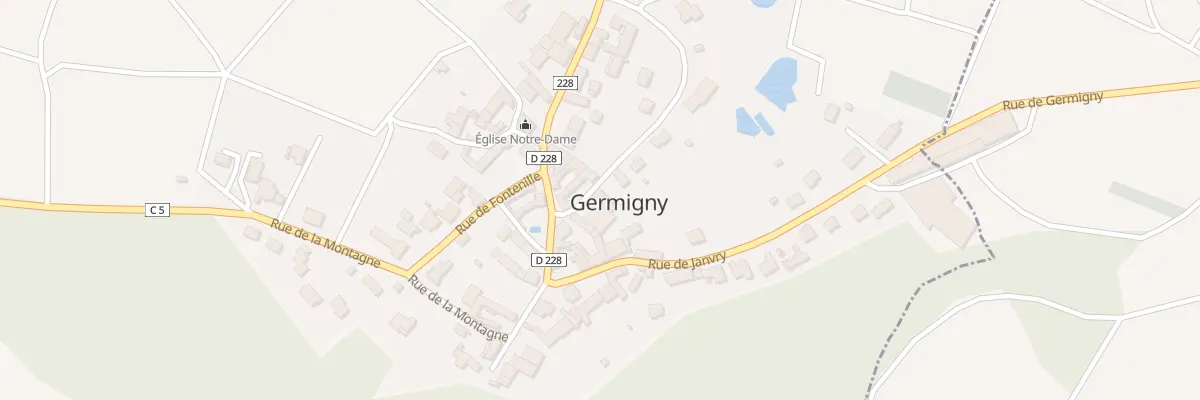 Plan du 2 Rue de Fosse La Ville à Germigny