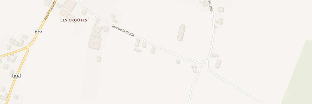 Plan du 28 Cr Dit Rue de la Borde aux Croûtes