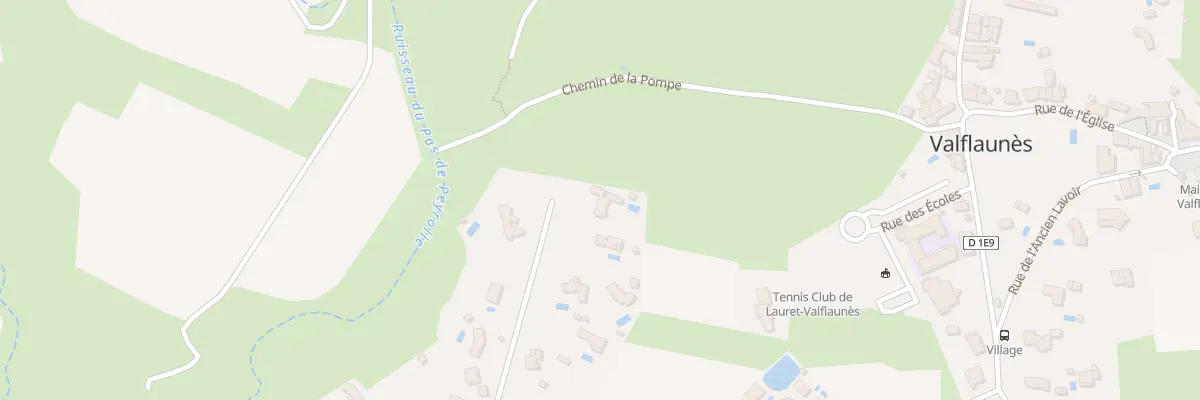 Plan du 5531F Le Rey à Valflaunès