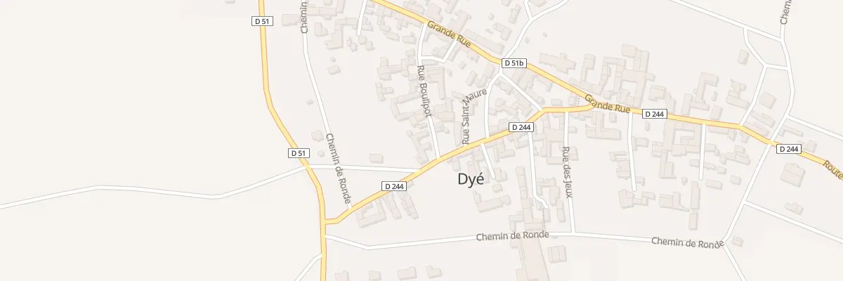 Plan du 20 Rue Boulipot à Dyé