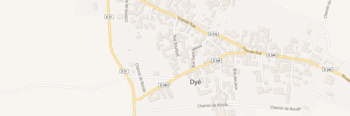 Plan du 16 Rue Boulipot à Dyé