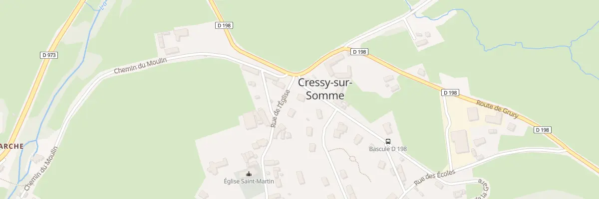 Plan du 2 Av de la Gare à Cressy-sur-Somme