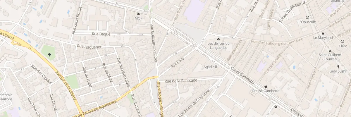 Plan du 11 Rue du Faubourg Figuerolles à Montpellier
