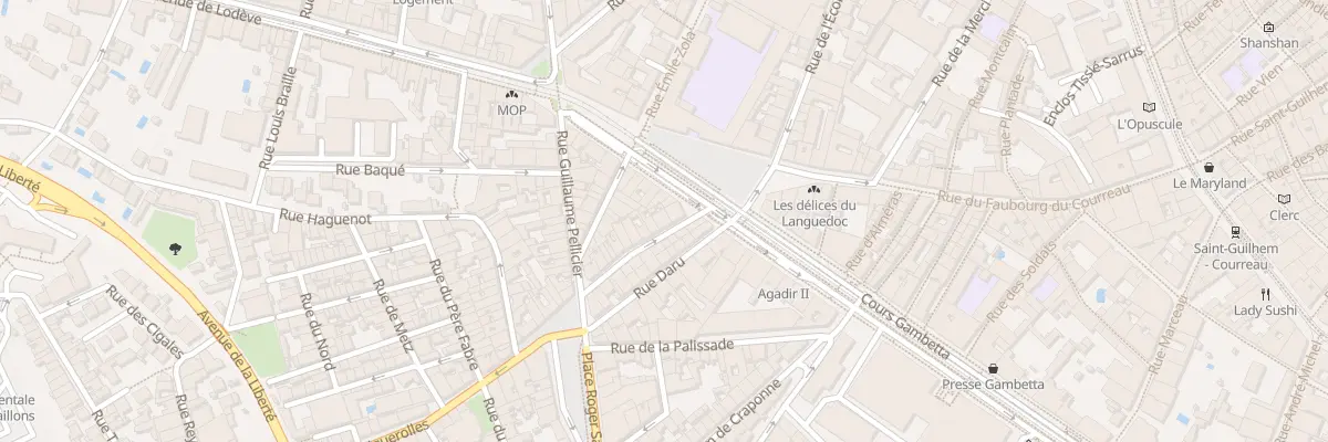 Plan du 4 Rue du Faubourg Figuerolles à Montpellier