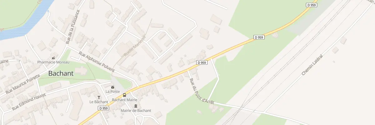 Plan du 111 Rue de Maubeuge à Bachant