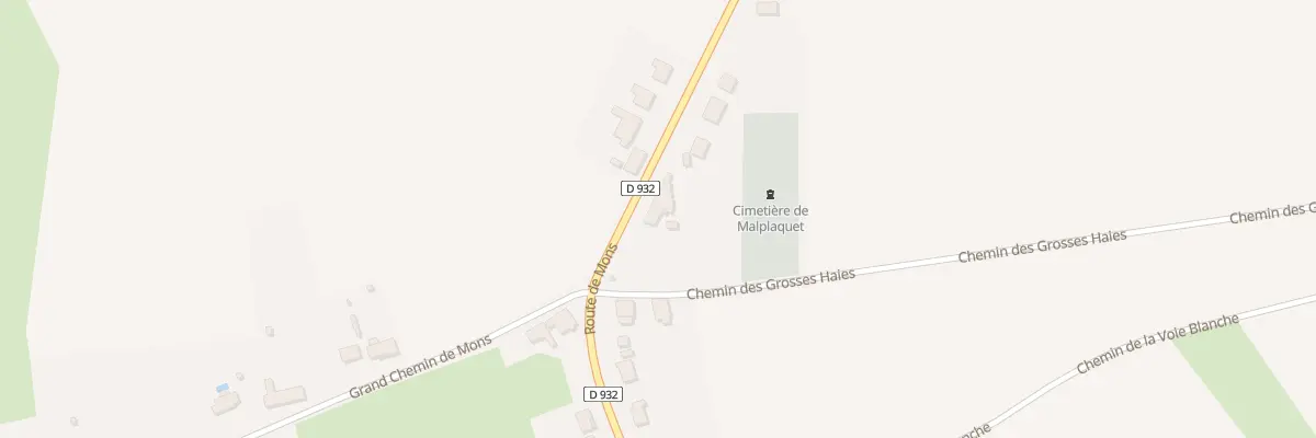 Plan du 82 Rte de Mons à Taisnières-sur-Hon