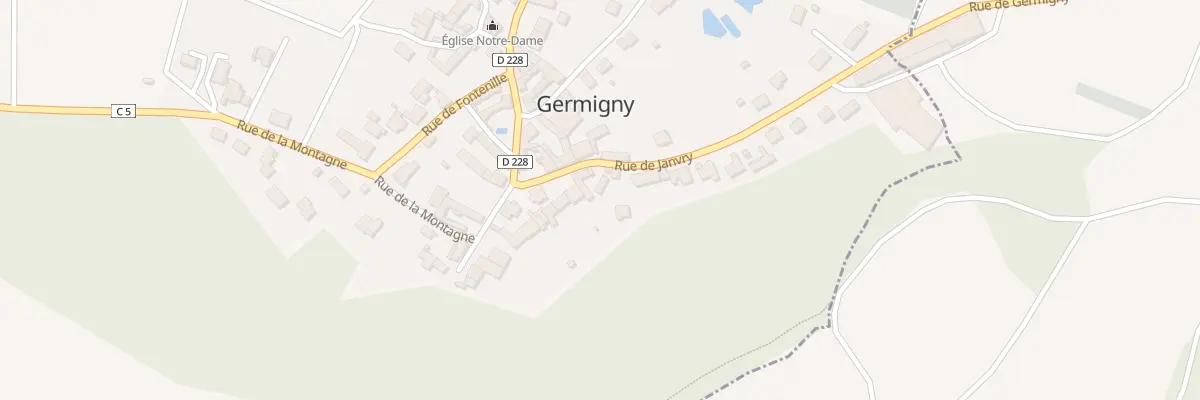 Plan du 6 Rue de Janvry à Germigny