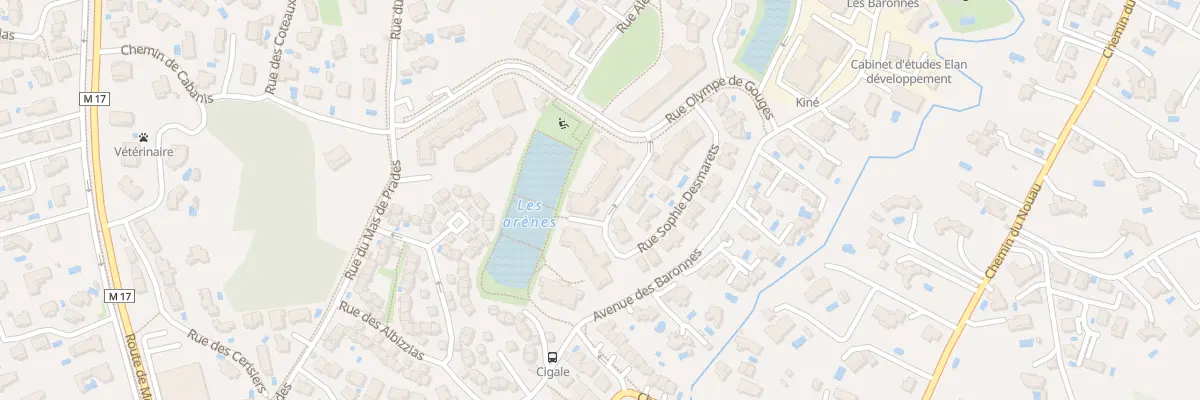 Plan du 219 Rue Sophie Desmaret à Prades-le-Lez