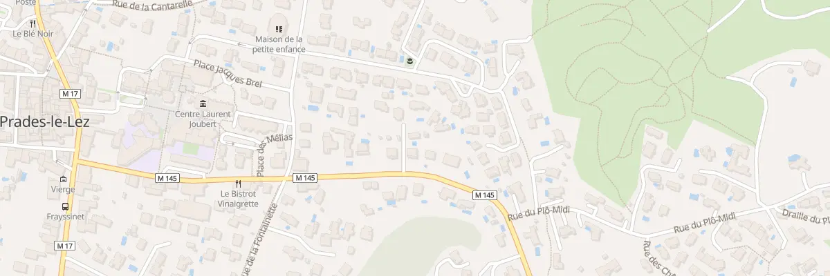 Plan du 421 Rue de la Ducque à Prades-le-Lez
