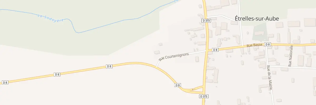 Plan du 4 Rue Courtemignons à Étrelles-sur-Aube