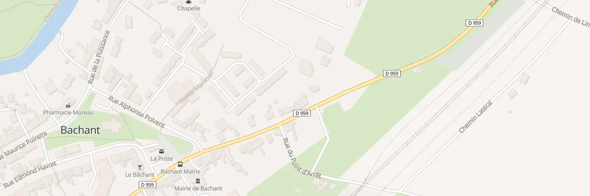 Plan du 121 Rue de Maubeuge à Bachant