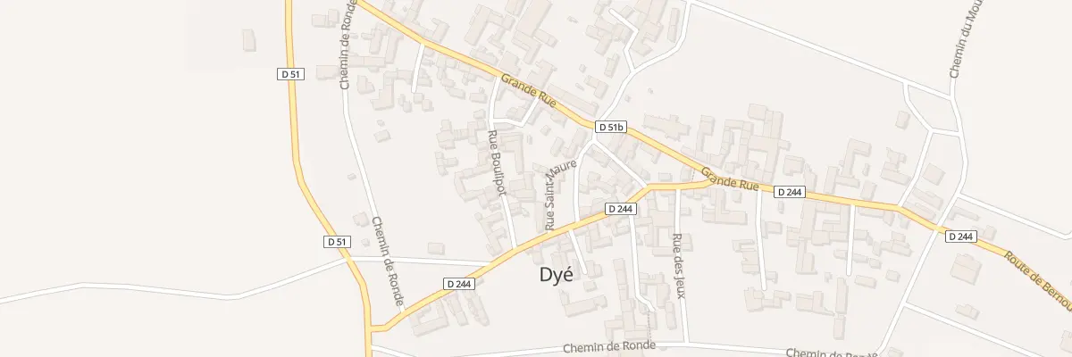 Plan du 2 Rue Saint-maure à Dyé