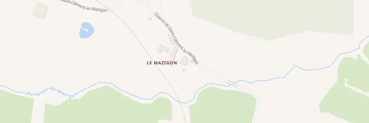 Plan du 5311 Le Mazigon à Pradelles