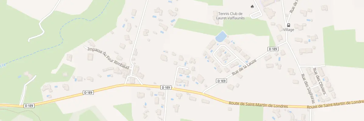 Plan du 5202 Le Ranquet à Valflaunès