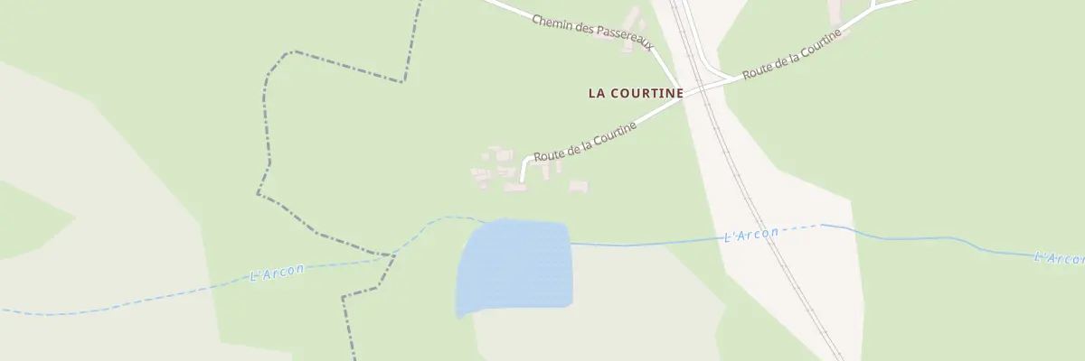 Plan du 627 Rte de la Courtine à La Pacaudière