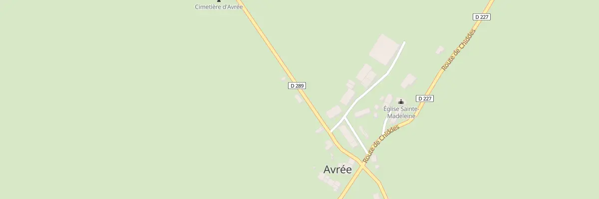 Plan du 80 Le Bourg à Avrée