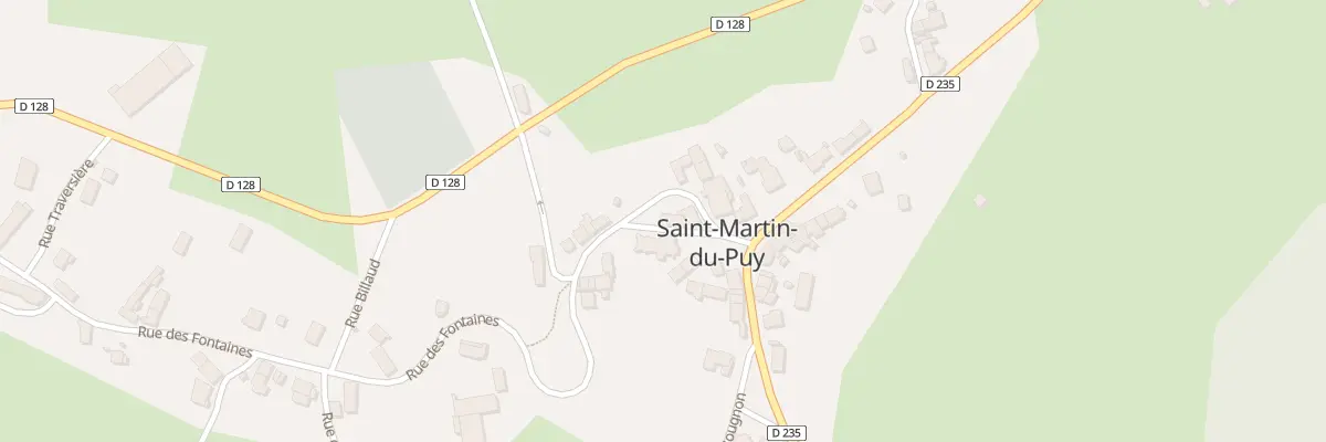 Plan du 1 Pl de l’Eglise à Saint-Martin-du-Puy