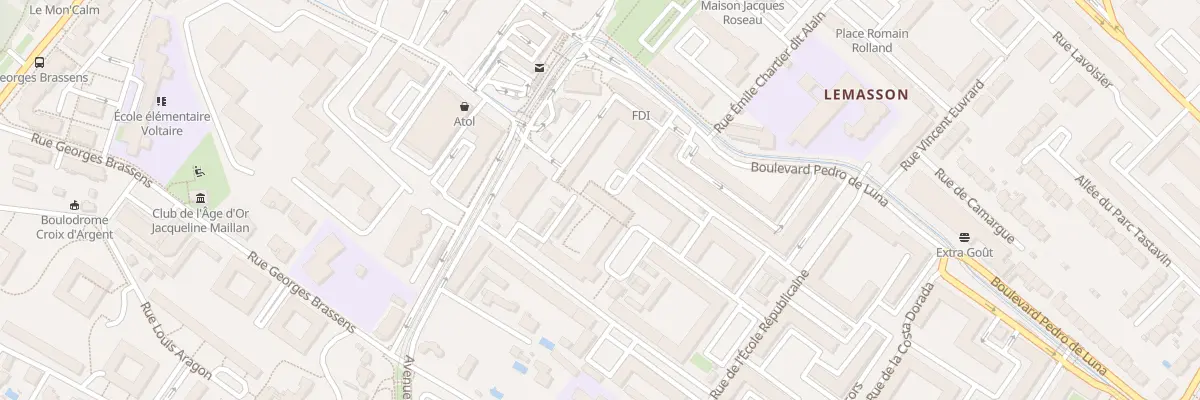 Plan du 3 Rue Pierre de Vernols à Montpellier