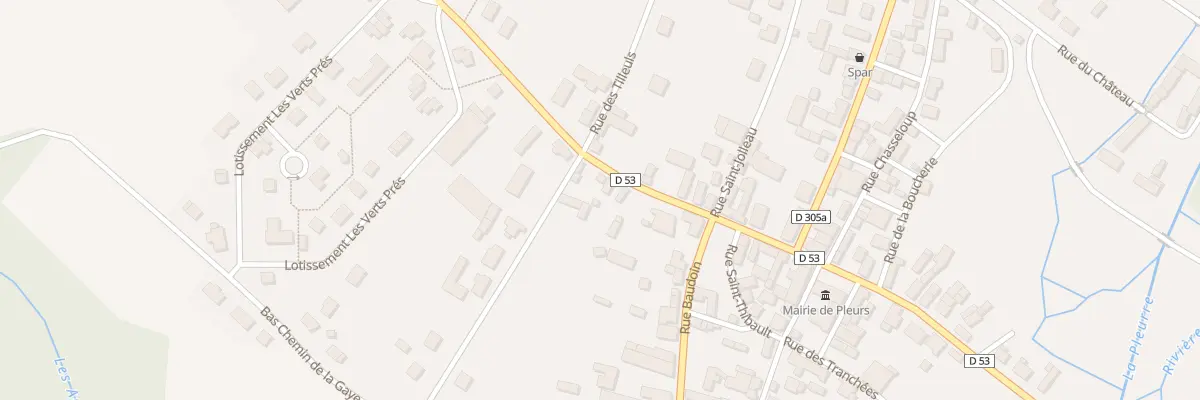 Plan du 9 Rue du Docteur Choquart à Pleurs