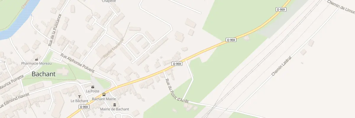 Plan du 119 Rue de Maubeuge à Bachant