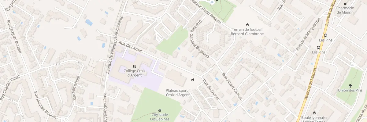 Plan du 204 Rue de l’Arnel à Montpellier
