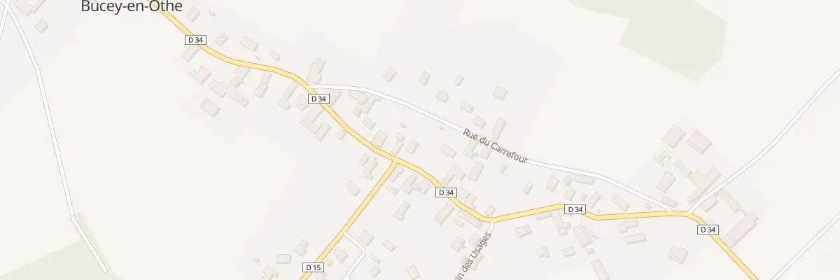 Plan du 1 Rue du Grand Chaast à Bucey-en-Othe