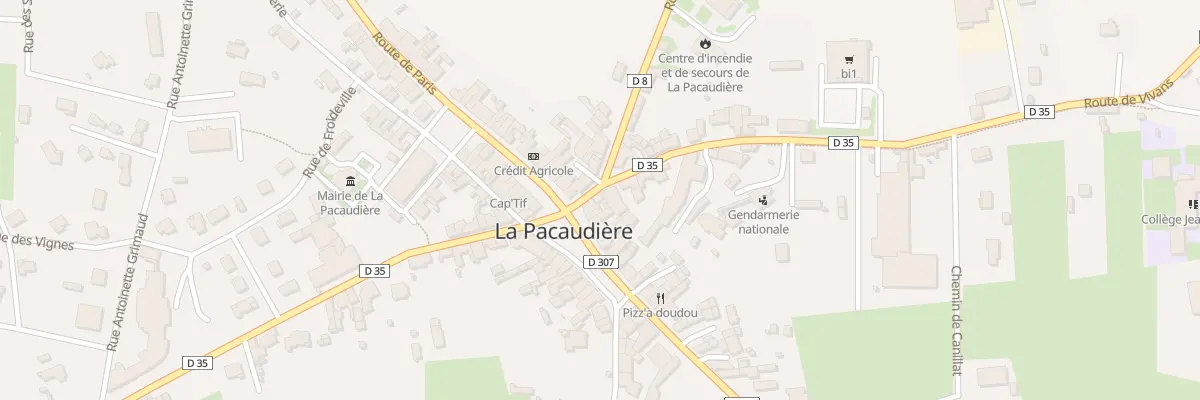Plan du 34 Rte de Vivans à La Pacaudière