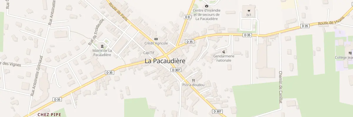 Plan du 23 Rte de Lyon à La Pacaudière