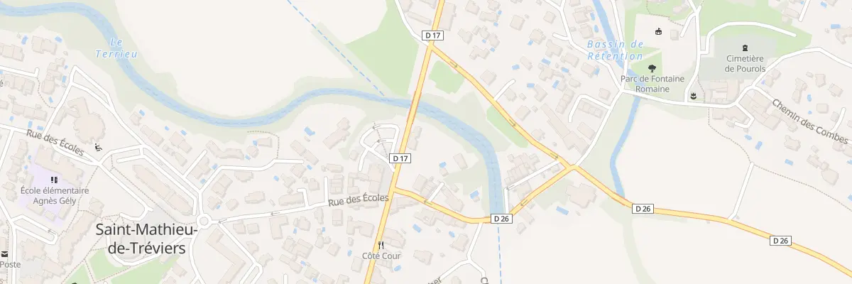 Plan du 400 Av Louis Cancel à Saint-Mathieu-de-Tréviers