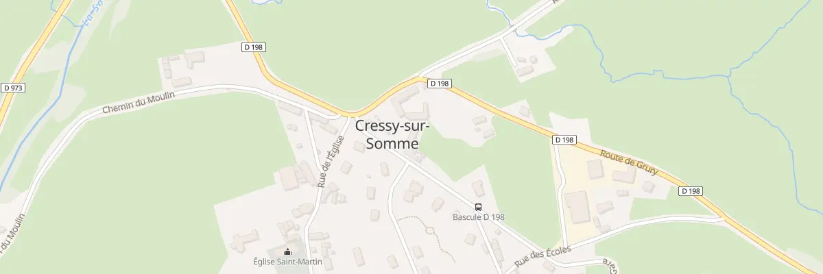 Plan du 1 Av de la Gare à Cressy-sur-Somme