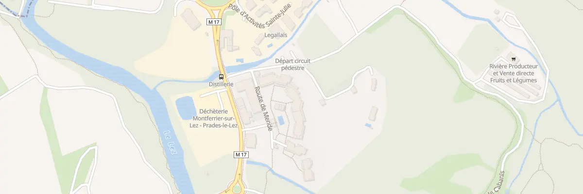 Plan du 2700 Rte de Mende à Montferrier-sur-Lez