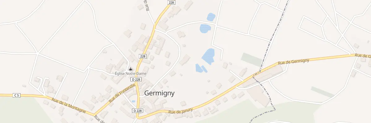 Plan du 16 Rue de Fosse La Ville à Germigny