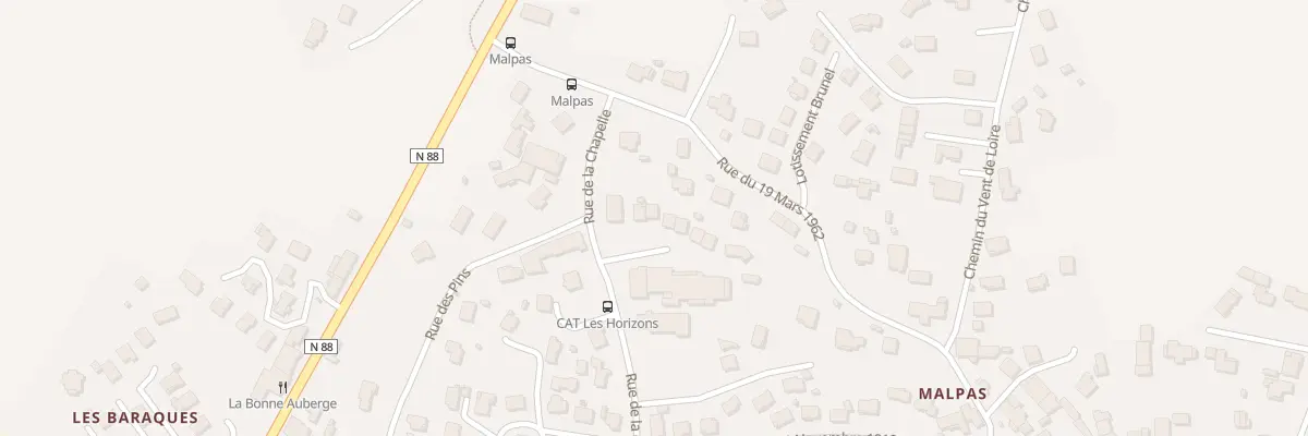 Plan du 1 Rue des Costes à Cussac-sur-Loire
