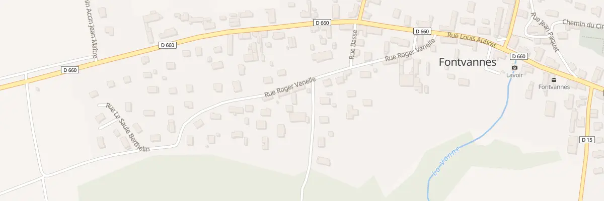 Plan du 19 Rue Roger Venelle à Fontvannes