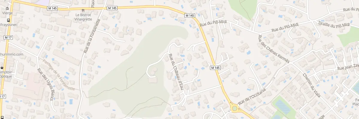 Plan du 210 Rue du Chateau d’Eau à Prades-le-Lez
