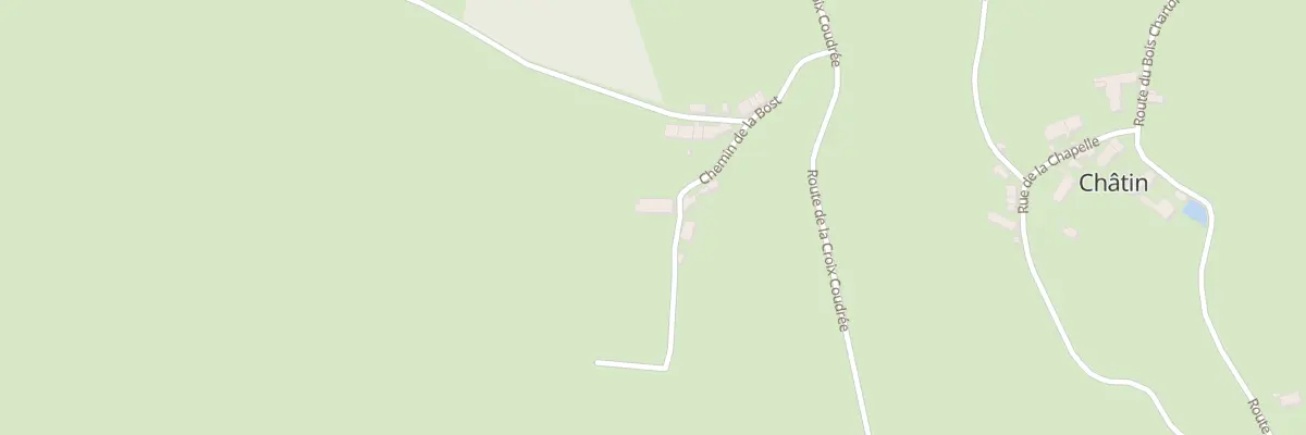 Plan du 61 La Bost à Châtin
