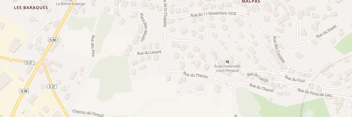 Plan du 14 Rue du Theron à Cussac-sur-Loire