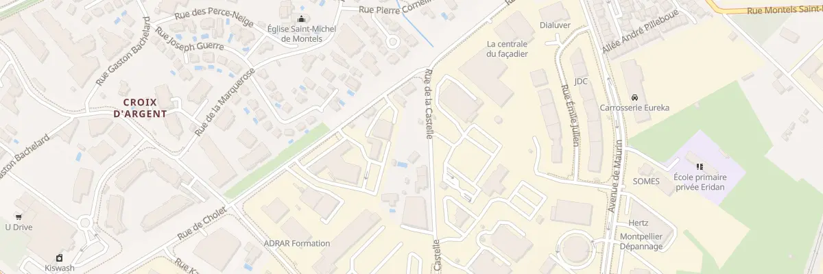 Plan du 350 Rue de la Castelle à Montpellier