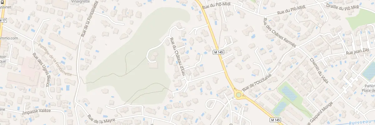 Plan du 6085 Rue du Chateau d’Eau à Prades-le-Lez