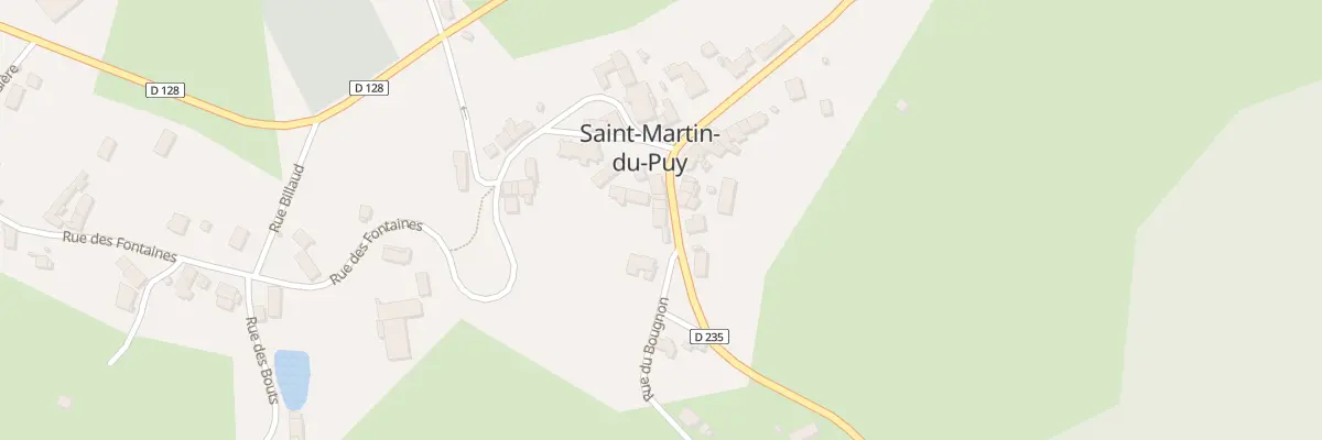 Plan du 2 Rte de Plainefas à Saint-Martin-du-Puy