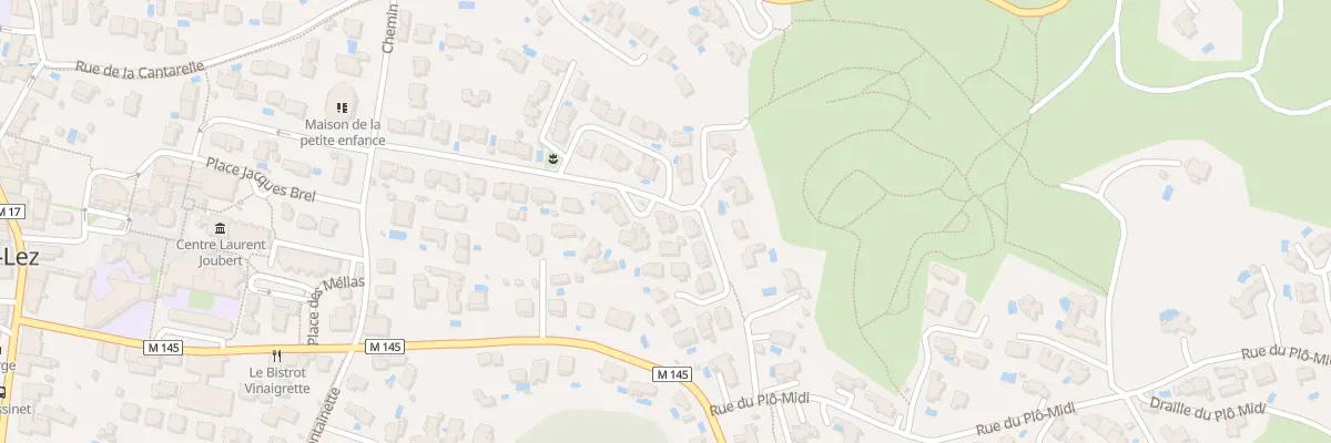 Plan du 224 Av de Bouissouse à Prades-le-Lez