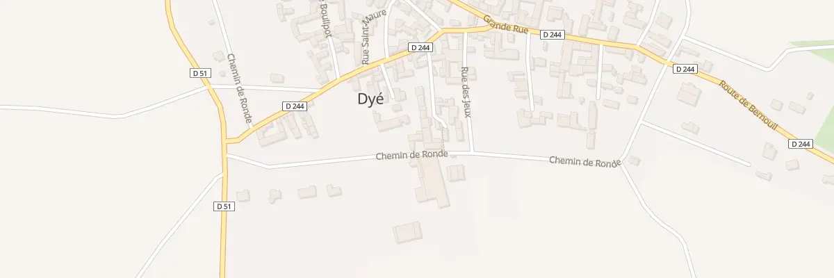Plan du 9002 Che de Ronde à Dyé