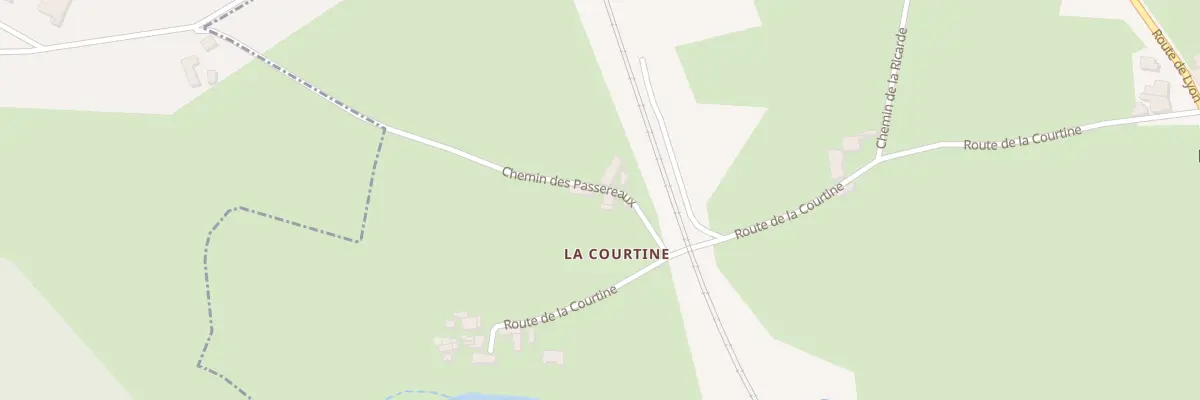 Plan du 85 Che des Passereaux à La Pacaudière