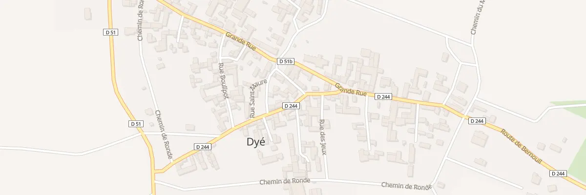Plan du 4 Rue de la Fontaine à Dyé