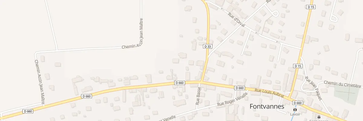 Plan du 7 Rue des Anciens d’Afn à Fontvannes