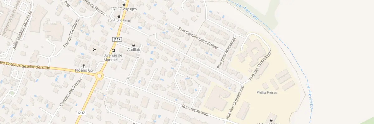 Plan du 19 Rue Hector Berlioz à Saint-Mathieu-de-Tréviers