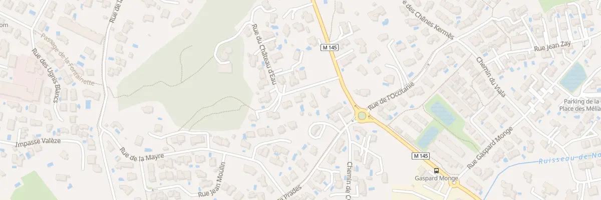 Plan du 87 Rue du Chateau d’Eau à Prades-le-Lez