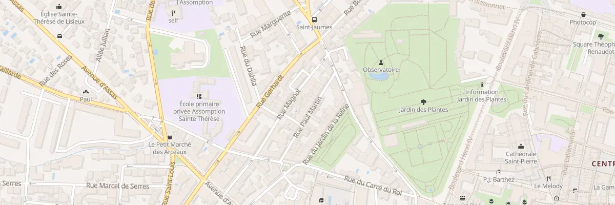 Plan du 17 Rue Paul Martin à Montpellier